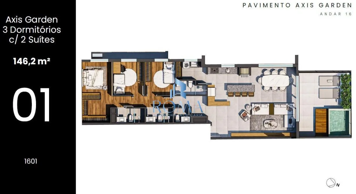 Imagem APARTAMENTO GARDEN - PISCINA PRIVATIVA