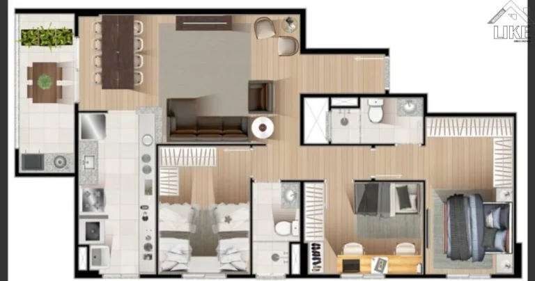 Imagem Imóvel em Loteamento Villa Branca - Apartamento com Área de Lazer Completa, 84m² - Venda