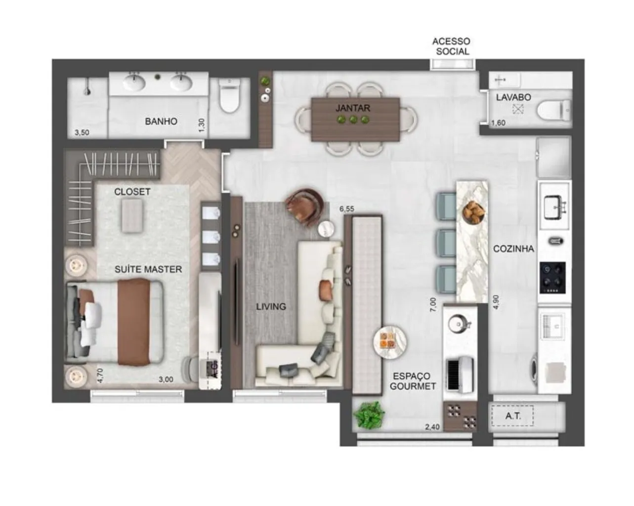 Imagem APARTAMENTO RESIDENCIAL em São Paulo - SP, Brooklin Paulista