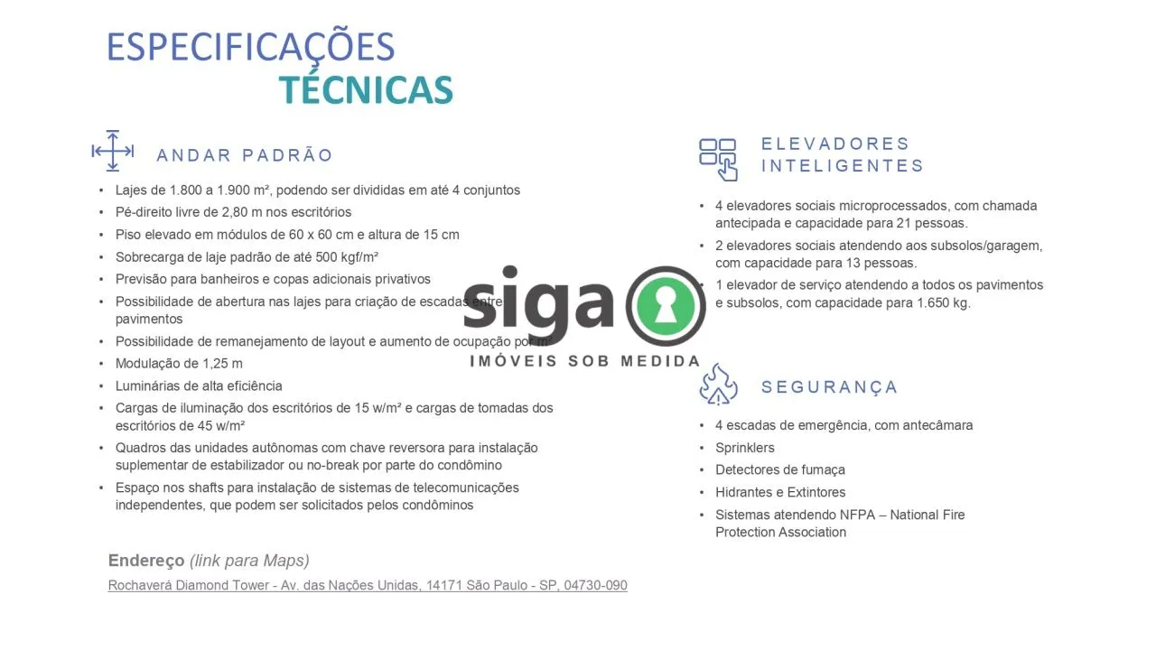 Imagem CONJUNTO COMERCIAL PARA LOCAÇÃO NO ROCHAVERA COPORATE NO BROOKLIN CHUCRI ZAIDAN