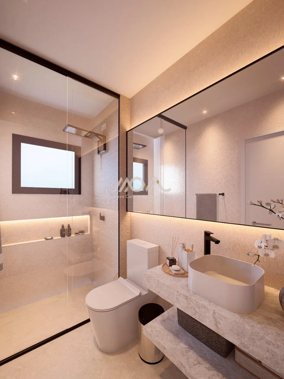Imagem UNIK Apartamento 103 Garden 
Área interna 124,49 m
Área descoberta 43,58 m²
Área privativa total...
