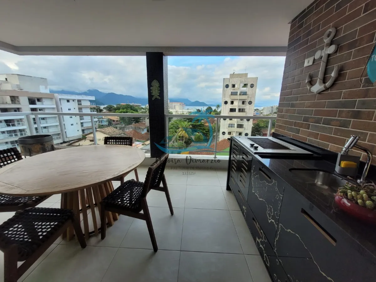 Imagem Maravilhoso apartamento com belíssima vista para o mar, disponível para venda no Itaguá em Ubatuba, a 250 metros do mar.