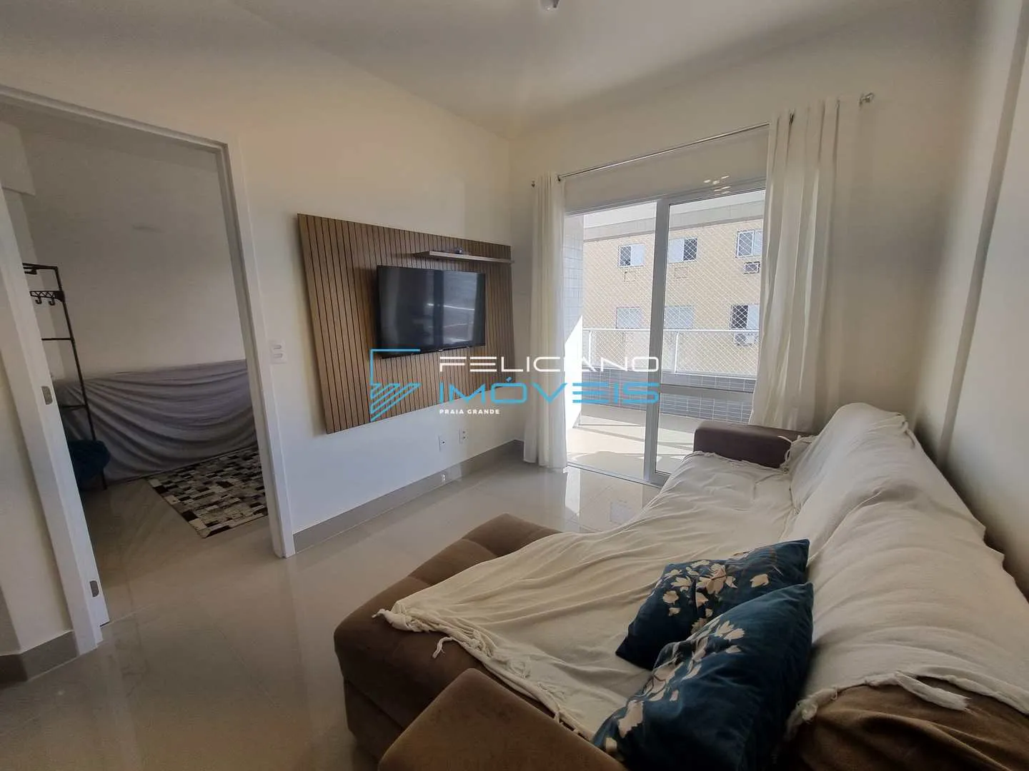 Imagem Apartamento com 1 quarto, Guilhermina, Praia Grande - R$ 435 mil, Cod: 6350