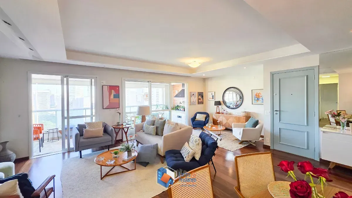 Imagem Apartamento para venda em Brooklin com 3 quartos, sendo 3 suítes, 130m²