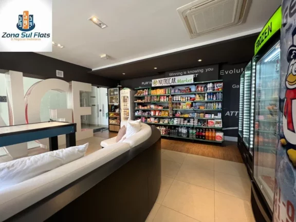 Imagem Apartamento à Venda No Brooklin Com 1 Dormitório e 1 Vaga - Mobiliado