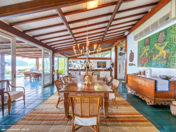 Imagem Casa de luxo à beira-mar em Angra dos Reis-RJ, Monsuaba: 12 quartos, 12 suítes, 7 salas, 11 banheiros, 8 vagas de garagem, 3.000m².