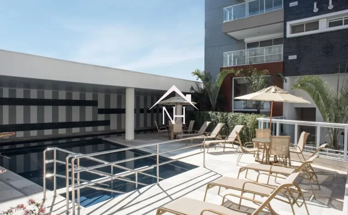 Imagem Apartamento na Vila Mariana de 45m c/ 1 dormitório, terraço,1 vaga, sauna, salão de festas,piscinas,solarium,dec,lavanderia,fitness,churrasqueira,deck