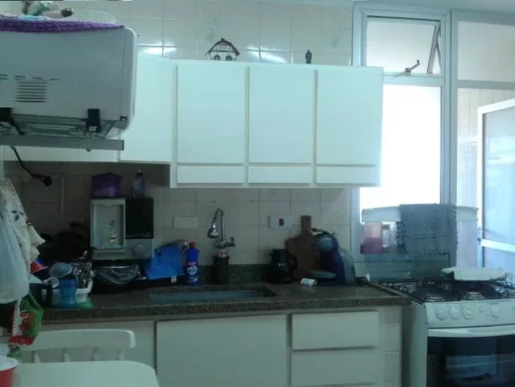 Imagem Apartamento contendo 2 quartos com armário embutido sendo 1 suite, sala 2 ambientes de estar e jant...