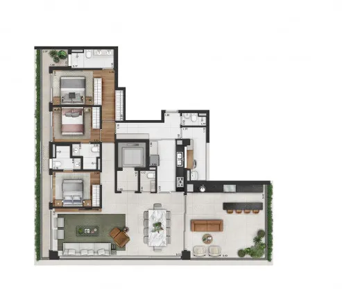 Imagem Apartamento com 4 Quartos à Venda, 197 m² em Indianópolis - São Paulo