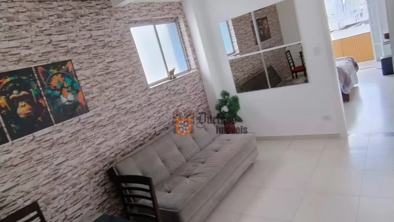 Imagem Apartamento com 1 dormitório à venda, 50 m² por R$ 530.000 - Boqueirão - Santos/SP