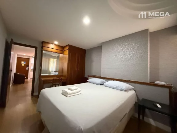 Imagem Apartamento com 1 dormitório para alugar, 48 m² por R$ 4.121,67/mês - Praia da Costa - Vila Velha/ES