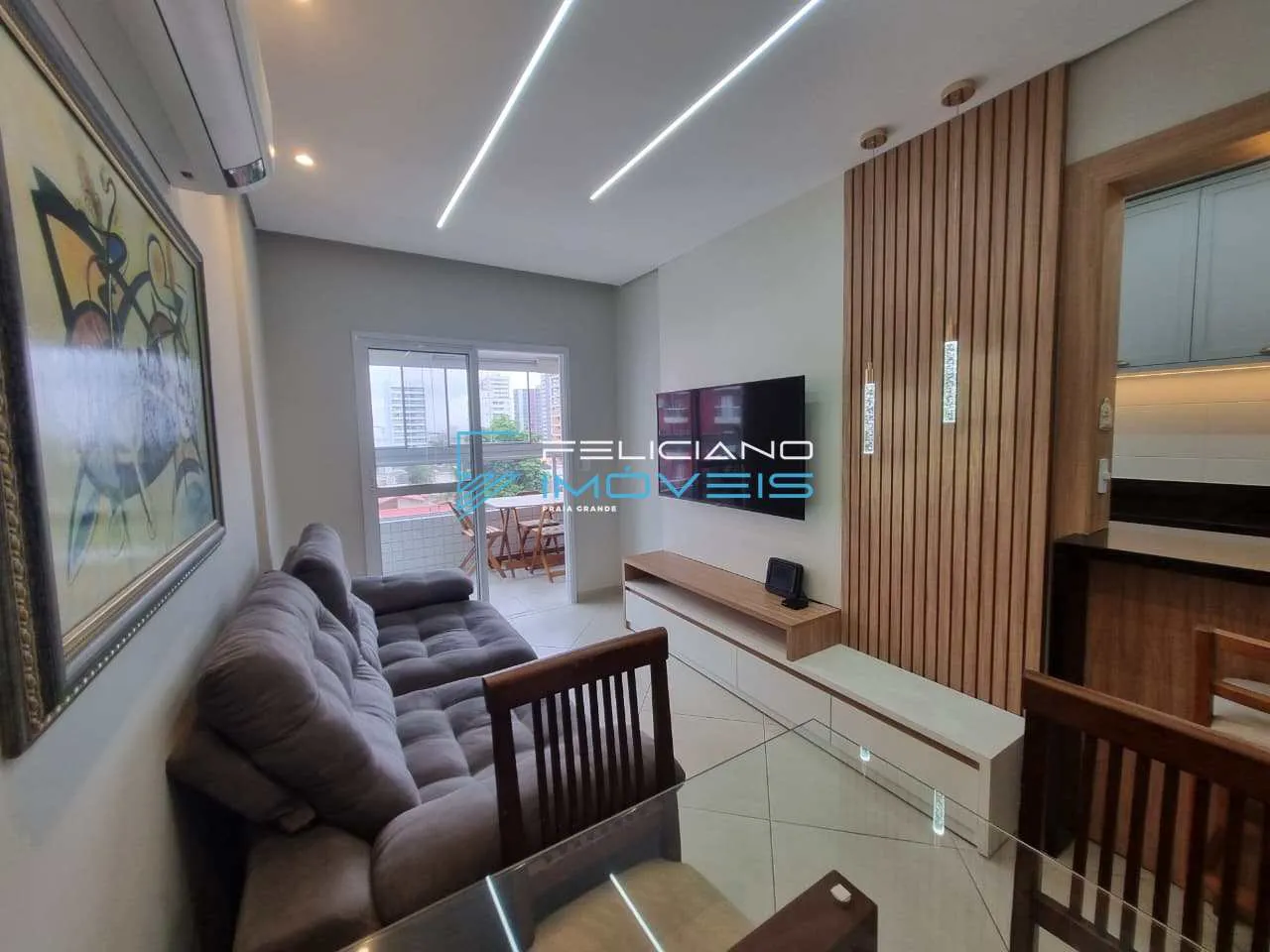 Imagem Apartamento com 2 quartos, Ocian, Praia Grande - R$ 635 mil, Cod: 7287