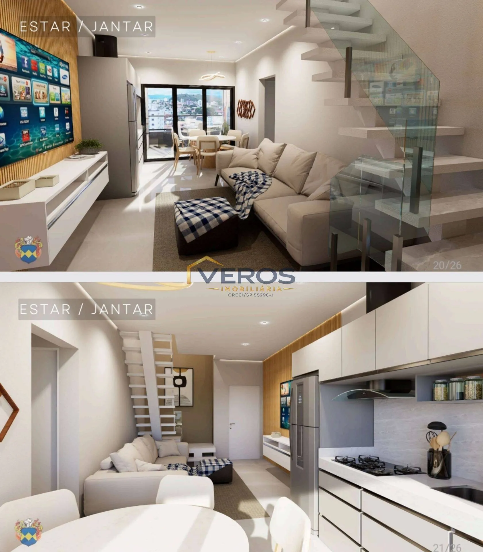 Imagem Apartamento com 2 suítes a 200 metros da praia Martim de Sá - Caraguatatuba
