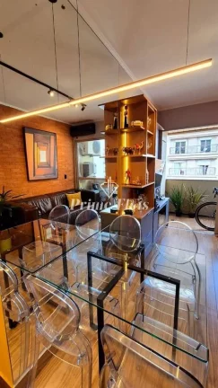 Imagem Flat disponível para venda no Condomínio Moema Top Life, com 33m², 1 dormitório e 1 vaga de garagem