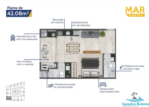Imagem Mar Ribeira/Lofts no Saco da Ribeira