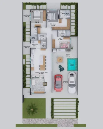 Imagem Casa Terrea No Jardins Bolonha Com Lazer Completo