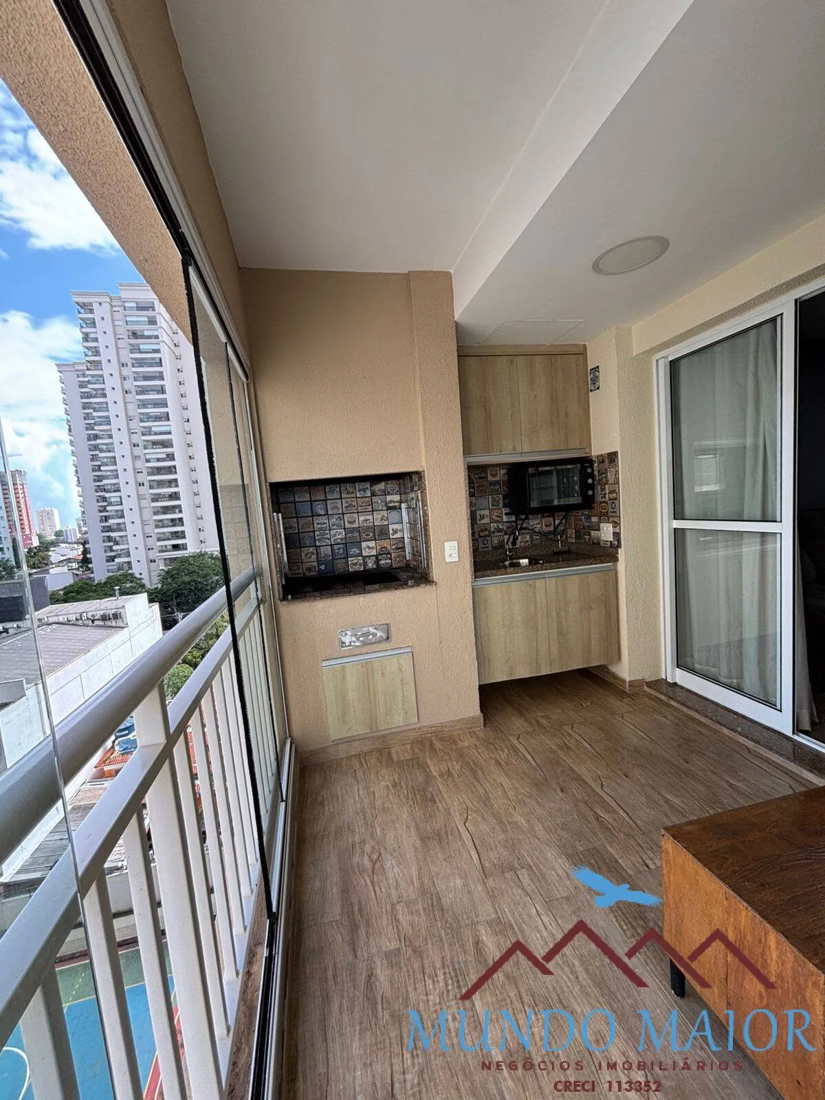Imagem Apto 77 m²- 3 dormitórios e varanda com churrasqueira- 2 vagas campestre