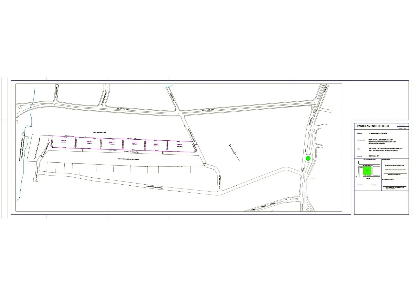 Imagem Área de 5.755,97m² no Desmembramento Bellagio - Oportunidade de Investimento em Sorocaba