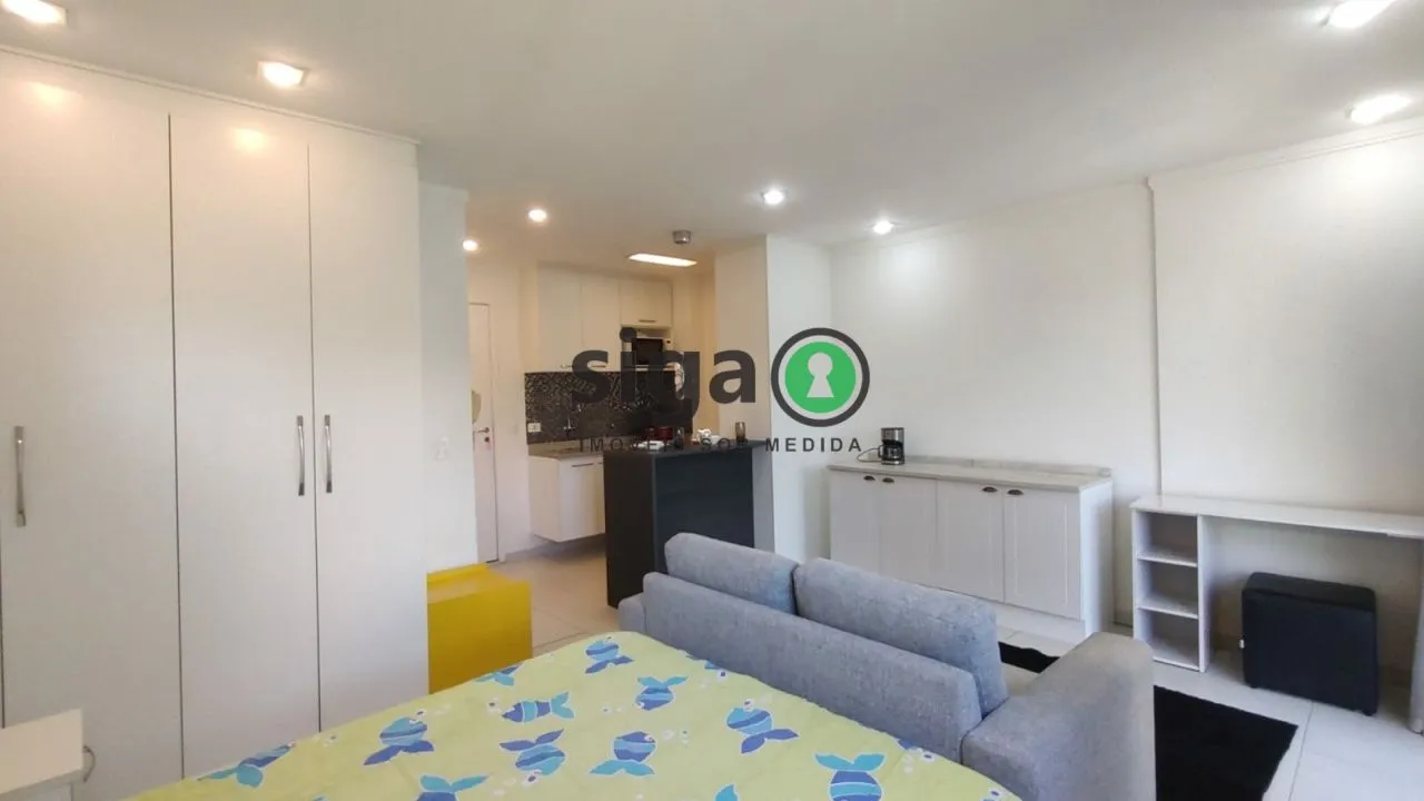 Imagem Studio mobibiliado de 33m², locação por R$ 3.197,00 - Panamby - São Paulo/SP