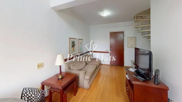 Imagem Flat disponível para locação no Place Vendome Flat Service em Moema, com 52m², 1 dormitório e 1 vaga