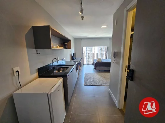 Foto do imóvel Studio com 1 dormitório para alugar, 24 m² - Auxiliadora - Porto Alegre/RS