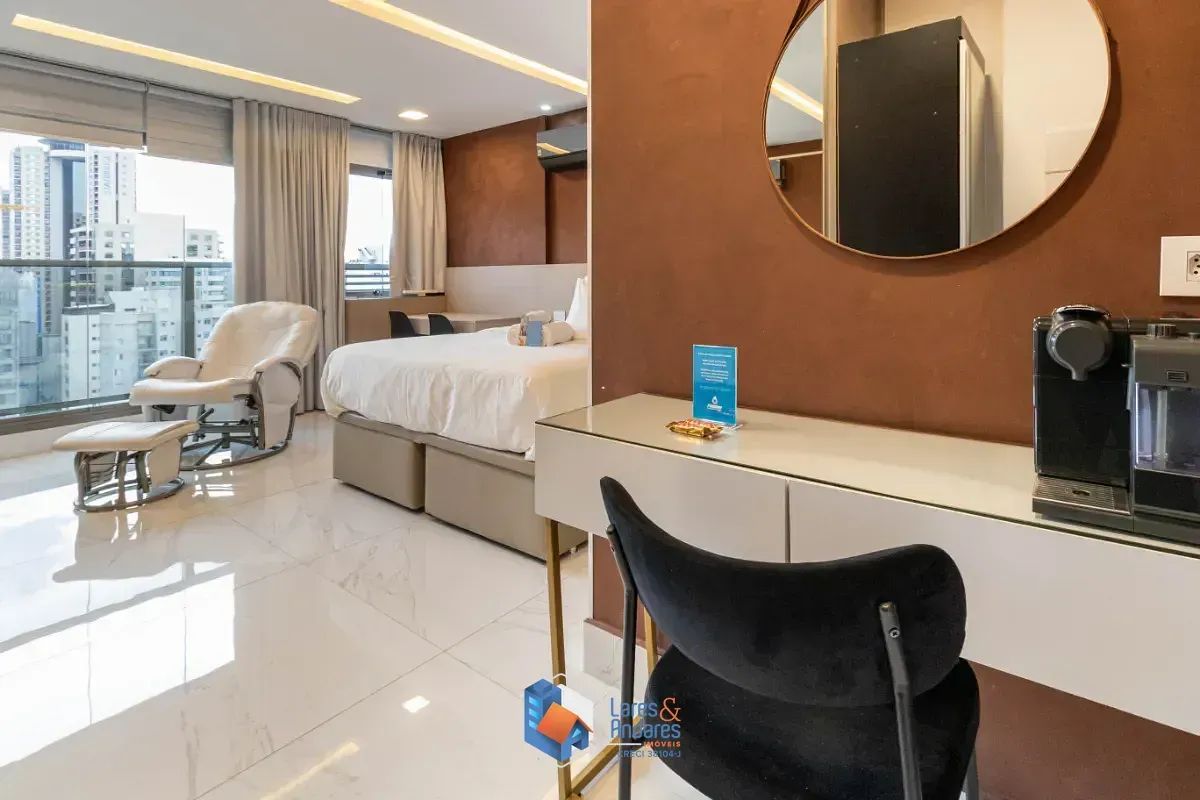 Imagem Apartamento para venda em Itaim Bibi com 1 quarto, 39m²