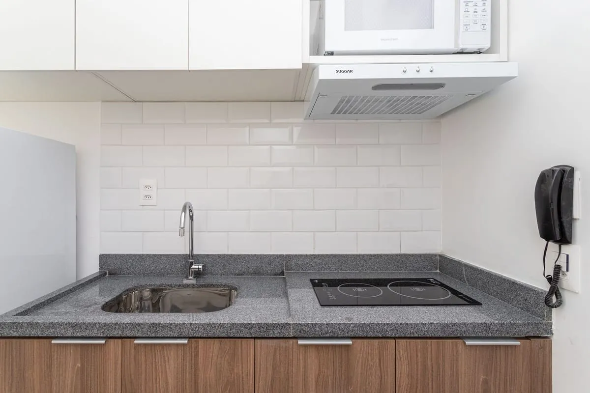 Imagem Apartamento com 1 Quarto para alugar, 25m² - Centro