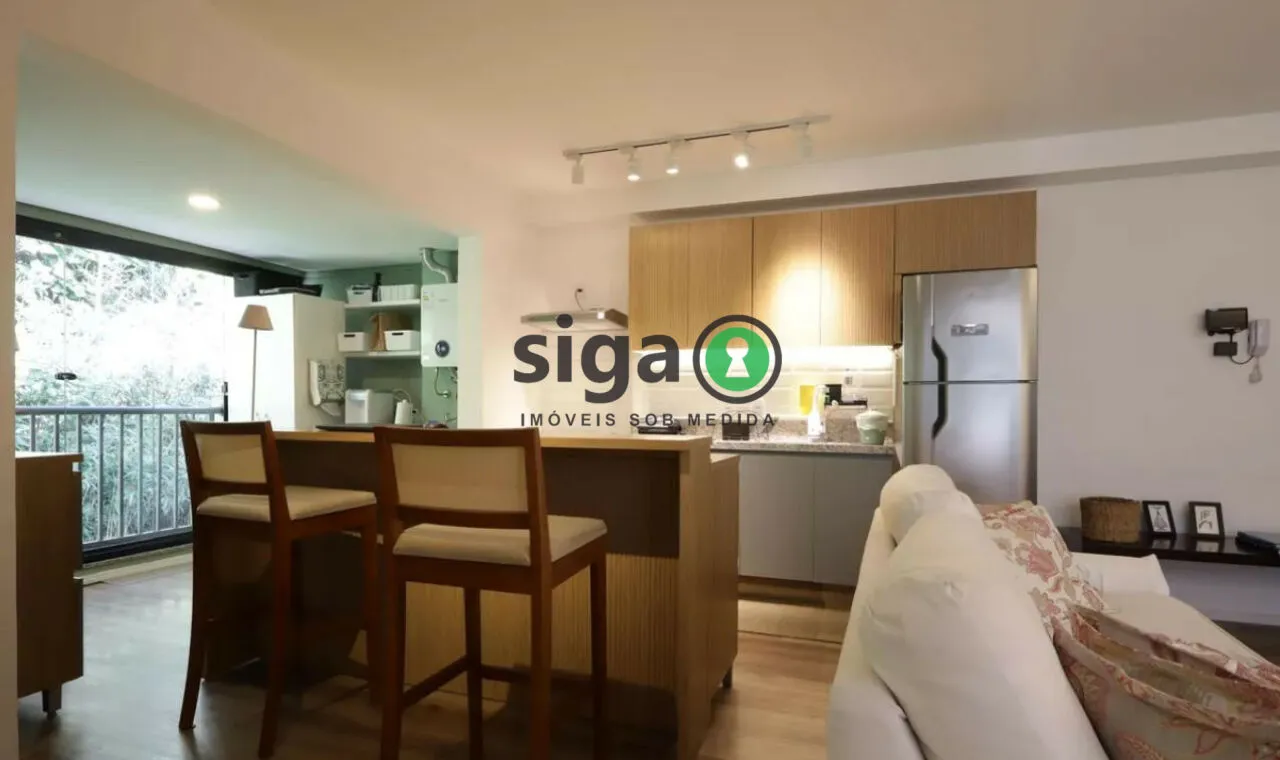 Imagem Apartamento Mobiliado com 2 Dormitórios Próximo ao Metrô São Paulo-Morumbi.