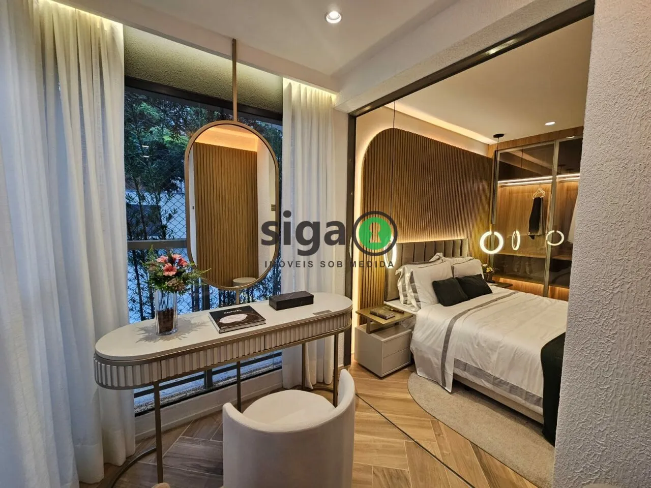 Imagem Apartamento à venda no Brooklin ? 138m², 3 quartos, 2 vagas , Quadra de Tênis!