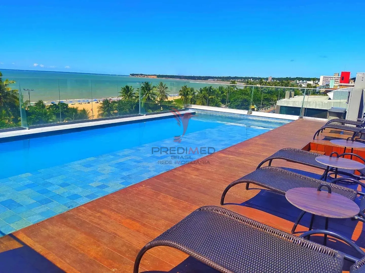 Foto do imóvel Flat Orla do Cabo Branco | Vista Mar - 23m² em Cabo Branco, João Pessoa - PB