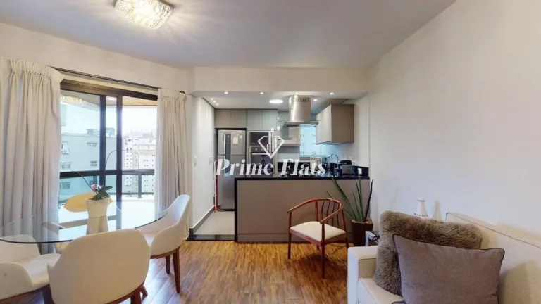 Foto do imóvel Flat disponível para locação no The First Free Flex Residence no Jardins, com 80 m², 2 dormitórios e 2 vagas em Rua Batataes