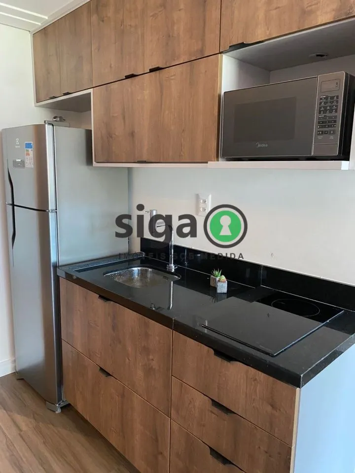 Imagem Studio Mobiliado á Venda em Moema - 1 quarto - metrô linha lilás