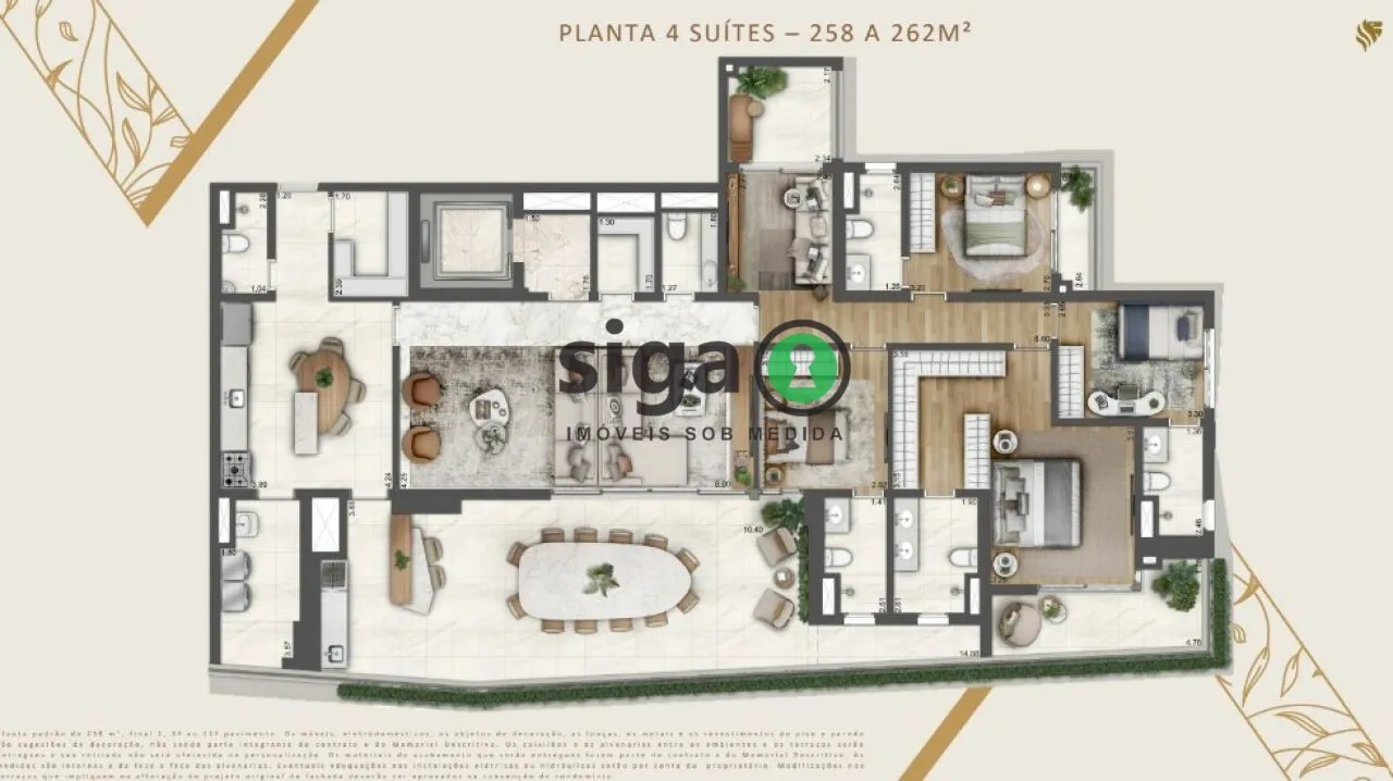 Imagem Apartamento para venda no Paraíso 04 suítes, São Paulo - SP