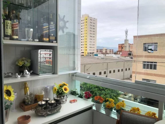 Imagem Apartamento com 2 dormitórios à venda, 60 m² por R$ 370.000,00 - Ocian - Praia Grande/SP