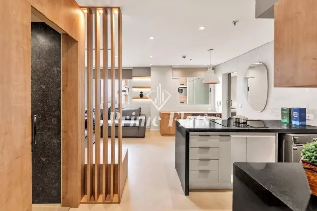 Imagem Flat disponível para venda no Wyndham São Paulo Paulista, com 50m², 1 dormitórios e 1 vaga