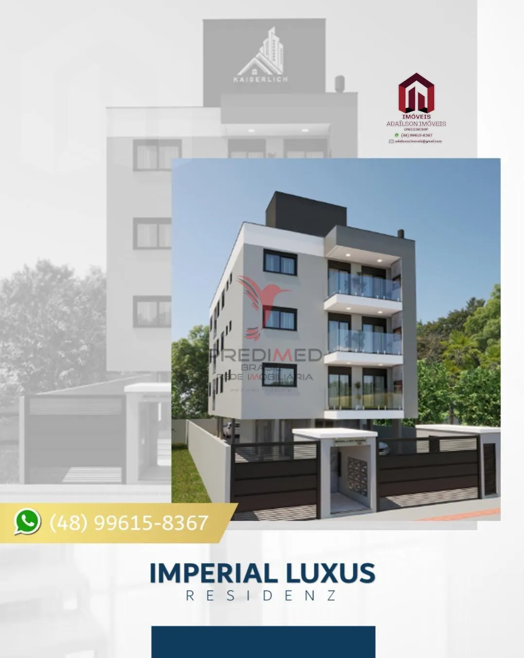 Imagem Pronto para morar Imperial Luxus Residenz Nova Palhoça SC - BRASIL