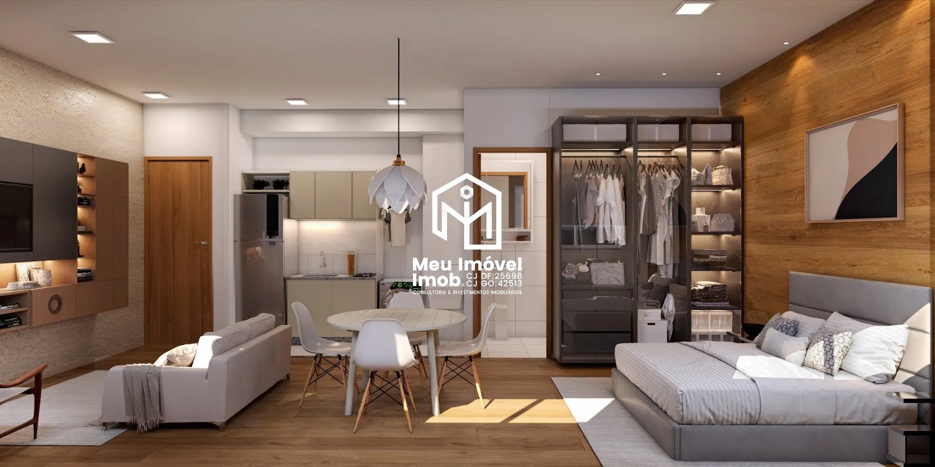 Imagem Apartamento 2 Quartos 1 Vaga 40m² Mini Mercado Bicicletário