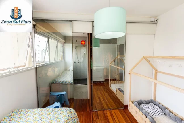 Imagem Apartamento Para Alugar No Itaim Bibi Com 2 Suítes e 1 Vaga - Mobiliado