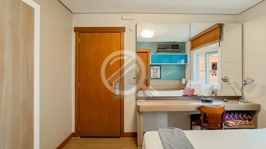 Imagem Excelente apartamento com 2 suítes totalmente mobiliado, inclusive com os eletrodomésticos, 49,62m...