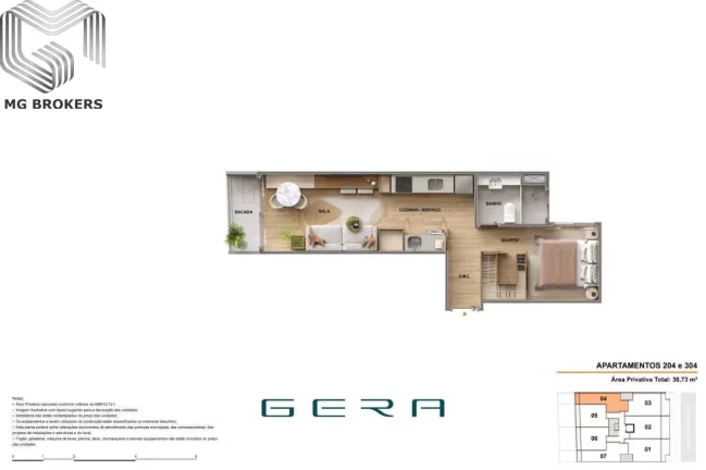 Imagem Apartamento à venda na Gávea, Rio de Janeiro - 1 quarto, 1 sala, 38m² de área - Imperdível oportunidade!