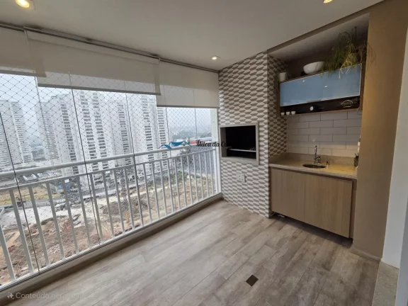 Imagem Lindo Apartamento para Venda no Condomínio Clube Domo Life, com 3 dormitórios, com 123m², 2 vagas, varanda Gourmet, Centro de São Bernardo do Campo