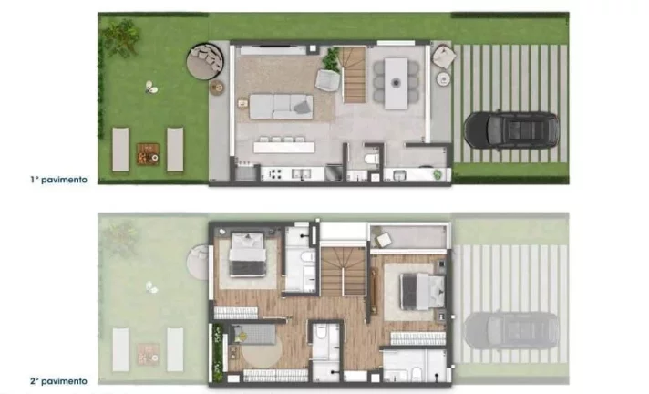 Imagem Gaia Atlântida - Casas - Casa à venda no bairro Centro - Xangri-Lá/RS