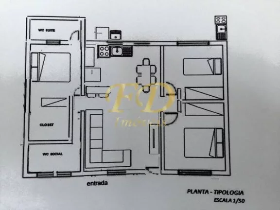 Imagem Casa a venda em Condomínio Fechado Residencial
