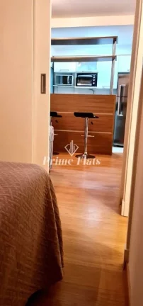 Imagem Flat disponível para venda no Edifício Mandarim no Brooklin, com 50m², 1 dormitório e 1 vaga