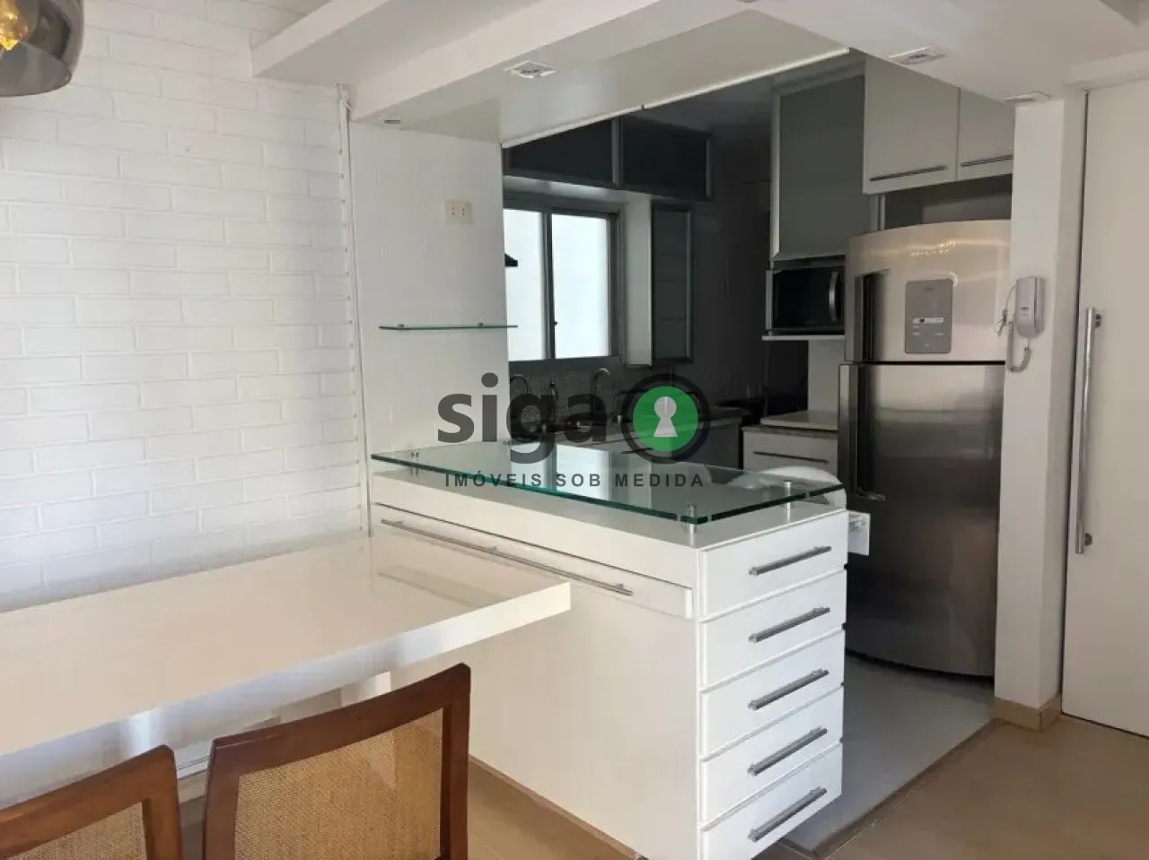 Imagem Apartamento mobiliado no coração do Itaim - 50 m², 1 dormitório, 1 vaga - São Paulo/SP