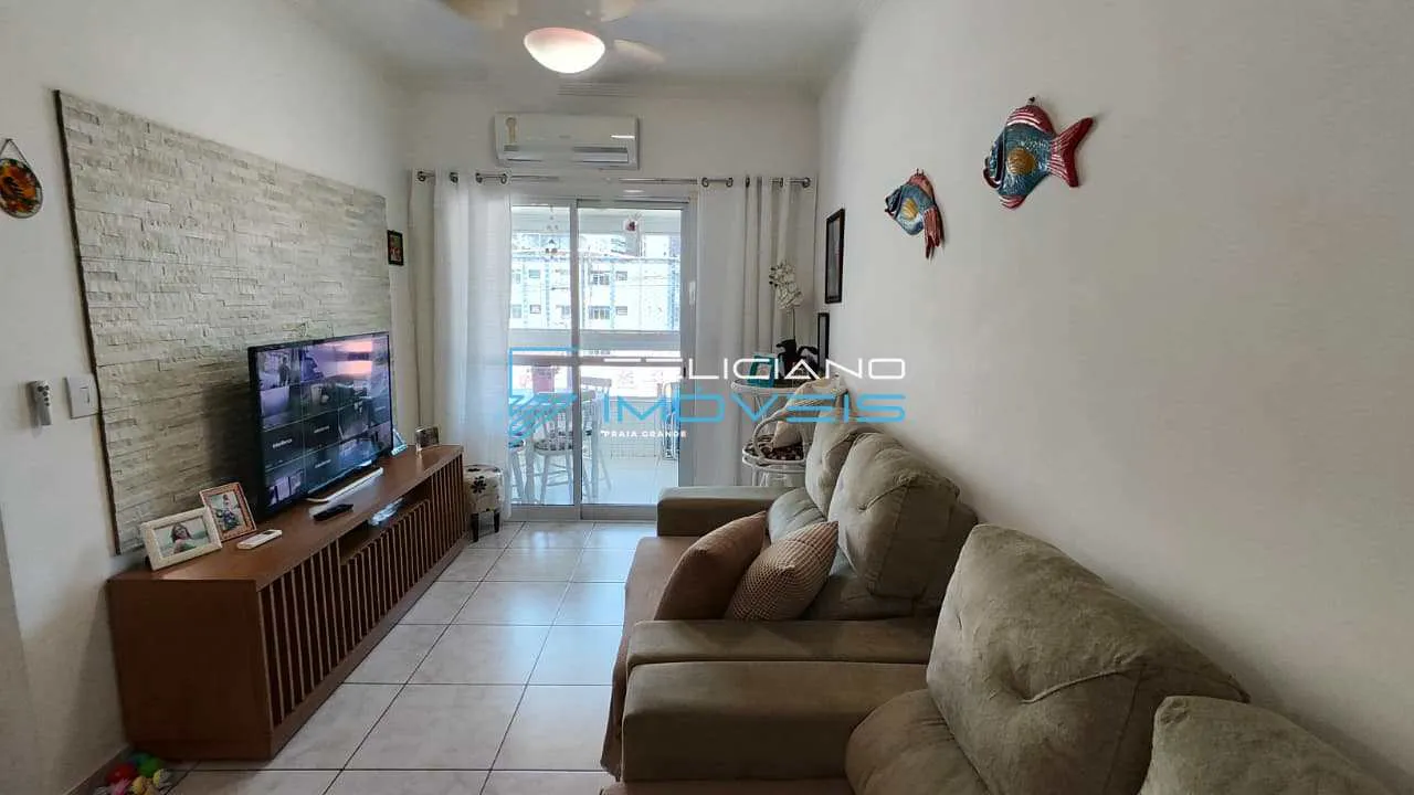 Imagem Apartamento com 2 quartos, Guilhermina, Praia Grande - R$ 550 mil, Cod: 6892