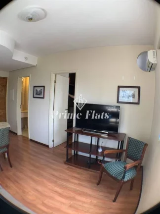Imagem Flat disponível para venda no Mercure São Paulo JK na Vila Olimpia, com 33m², 1 dormitório e 1 vaga de garagem