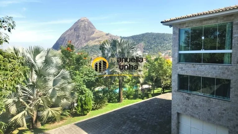 Imagem Magnífica Mansão com Porteira Fechada - Maricá