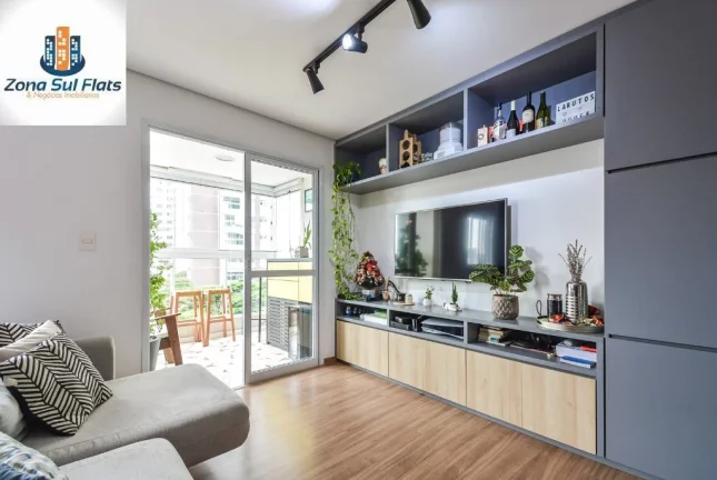 Imagem Apartamento à Venda No Brooklin Com 1 Suíte, Varanda e 1 Vaga