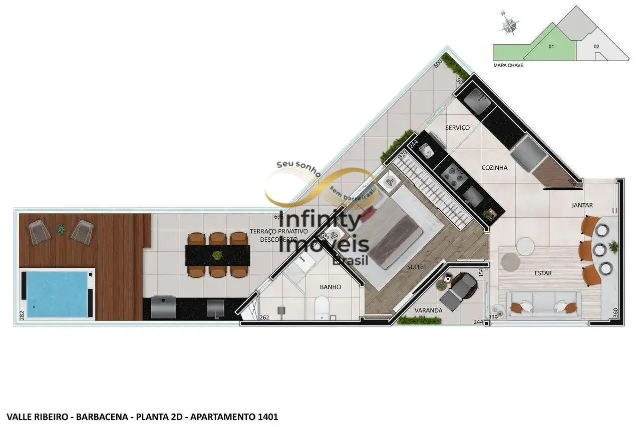 Imagem Apartamento à venda no bairro Santo Agostinho - Belo Horizonte/MG